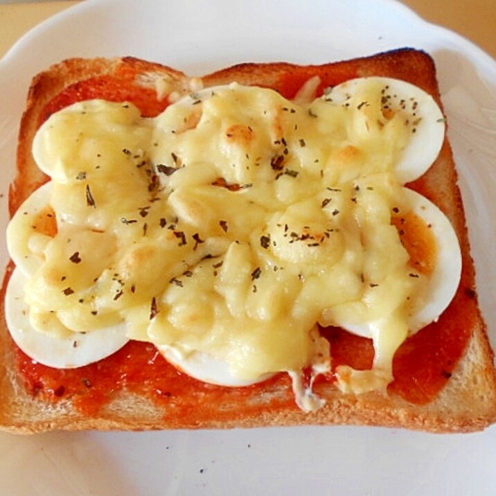 朝食に ゆで卵とチーズのトースト レシピ 作り方 By アルプスの乙女 楽天レシピ 朝食に ゆで卵とチーズのトースト レシピ 作り方 By アルプスの乙女 楽天レシピ